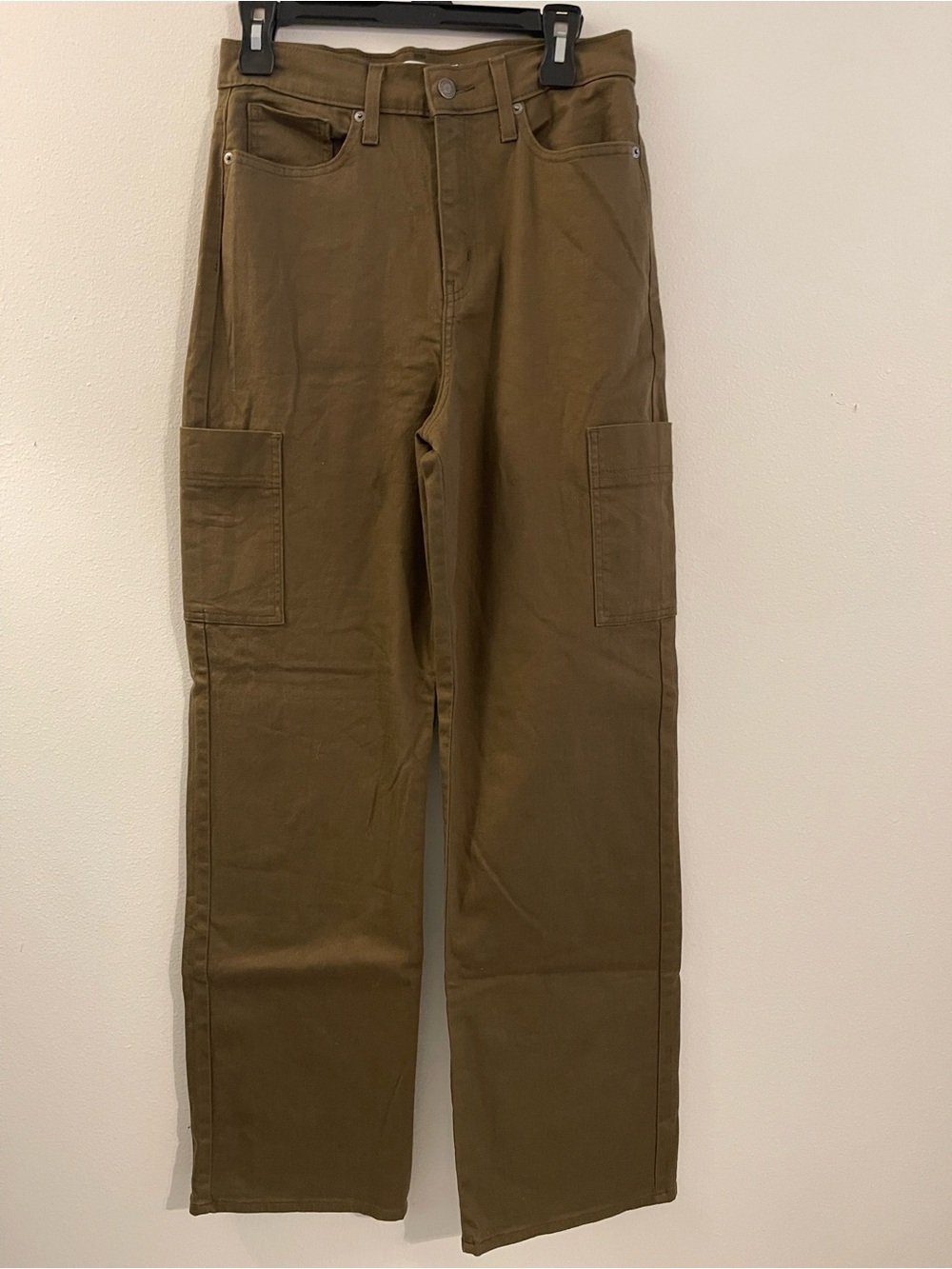Signature by Levi Strauss Men's Cargo Pants in Olive Brown